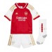 Camiseta Arsenal Benjamin White #4 Primera Equipación para niños 2023-24 manga corta (+ pantalones cortos)